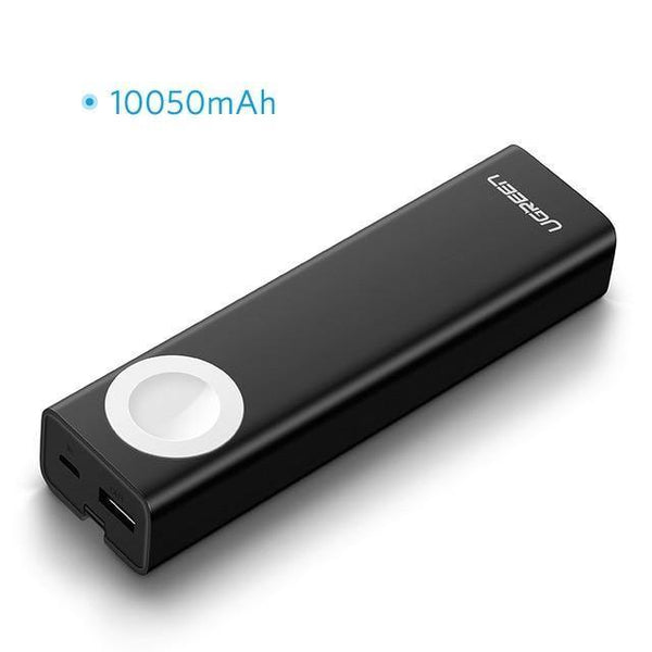 Planet Gates 10500mAh Black Ugreen Wireless Charger Power Bank 4400mAh for Apple Watch 4/3/2 iPhone X 8 External Battery Charger for Mobile Phones Poverbank
