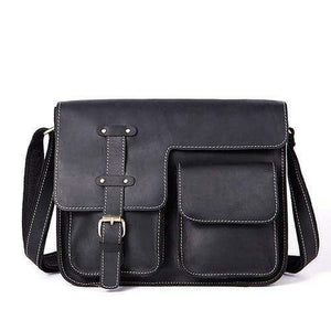 Planet Gates 1050black / China Men's Bags Crazy Horse Genuine Leather Vintage Crossbody Bags for Men Messenger Bag Men's Shoulder Bag Male 1050