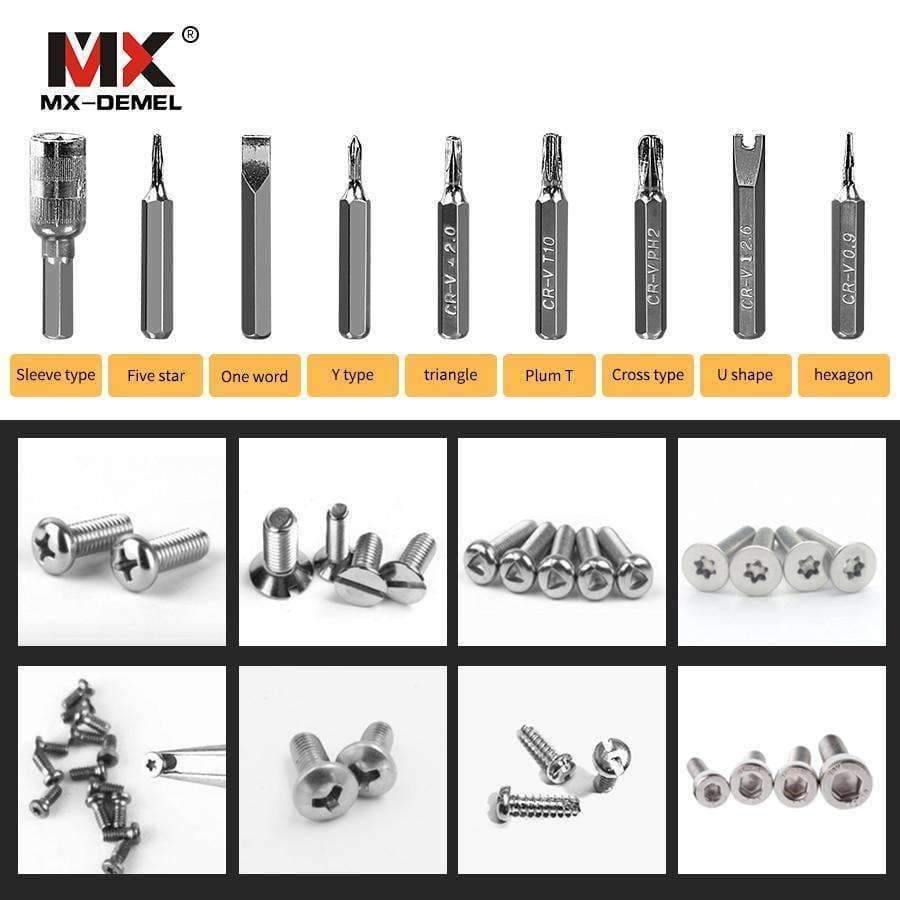 Planet Gates 108 in 1 Screwdriver Sets Multi-function Computer Repair Tools Essential Tool Digital Mobile Phone Repair Tool Kit