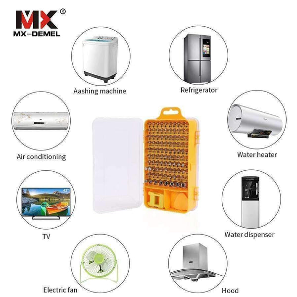 Planet Gates 108 in 1 Screwdriver Sets Multi-function Computer Repair Tools Essential Tool Digital Mobile Phone Repair Tool Kit