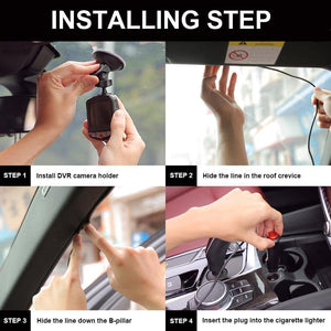 Planet Gates 1080 Black / 16G Mini Full HD 1080P  Autoregister  Dash camera Car DVR Dash Camera For Car DVR Recorder Video Registrator Dash Cam