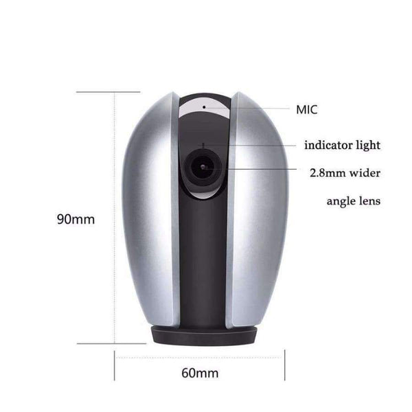 Planet Gates 1080P HD система за домашна охрана Wi-Fi камера Бебешки монитор с APP контрол и алармена система за откриване на движение