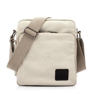 Planet Gates 1092-1 beige / W23H20D11CM Casual Messenger Bags Men Canvas Leisure Men Shoulder Bags Vintage Small Crossbody Satchel Bag For Men 1092-1