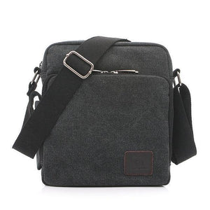 Planet Gates 1092-1 black / W23H20D11CM Casual Messenger Bags Men Canvas Leisure Men Shoulder Bags Vintage Small Crossbody Satchel Bag For Men 1092-1