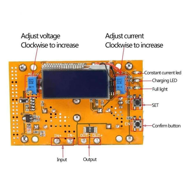 Planet Gates 10A DC-DC Adjustable CC CV Step-down Power Supply Module Buck Converter 7V-36V to 1.5-35V  Power Step-down Module