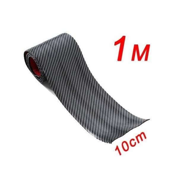 Planet Gates 10cm 1 Roll 3cm 5cm 7cm 10cm Carbon Fiber Rubber Soft Bumper Strip DIY Door Sill Protector Edge Guard Car Stickers Car Styling