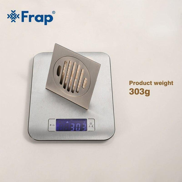 Planet Gates 10cm Floor Drain Antique Brass Shower Floor Drain Bathroom Deodorant Square Waste Drain Strainer Cover GrateY38079