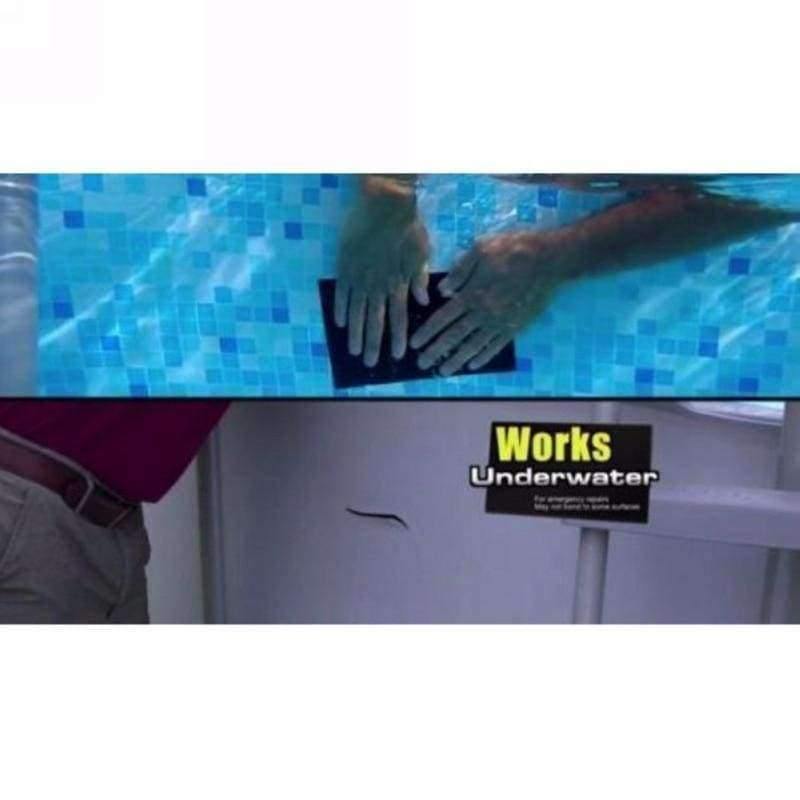 Planet Gates 10cm / White Super Strong Waterproof Stop Leaks Seal Repair Tape Performance Self Fiber Fix Tape Fiberfix Adhesive Tape