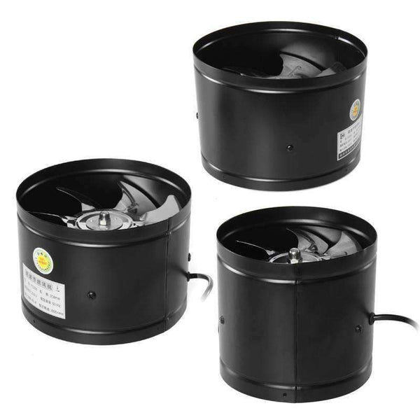 Planet Gates 10inch 100w 6-10'' Hydroponic Inline Duct Booster Exhaust Fan Ventilation Extractor Bathroom Environmental Controls HVAC Systems & Parts