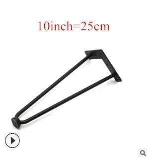 4Pcs 4-28inch Metal Hairpin Table Desk Leg Solid Iron Wire Support Leg For Sofa Cabinet Chairs DIY Handcrafts Furniture Hardware