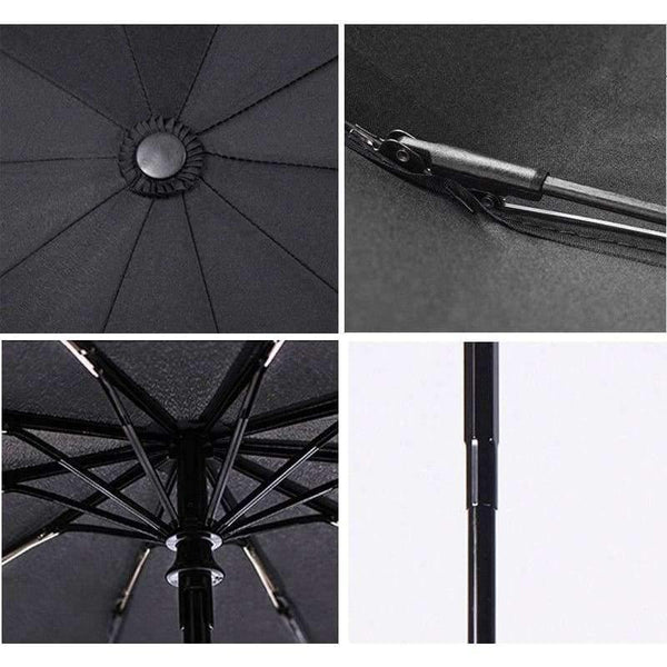 Planet Gates 10K Black Umbrella Rain Women Big Anti Women Folding Male Uv sun Umbrella Men Guarda Chuva Parasol Paraguas Parapluie Sombrinha
