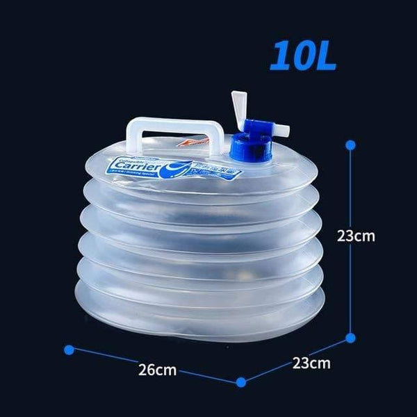 Planet Gates 10L Collapsible Water Bucket Folding Storage 5L 10 L PE Food Grade Outdoor Hiking Camping Accessories Travel Kits