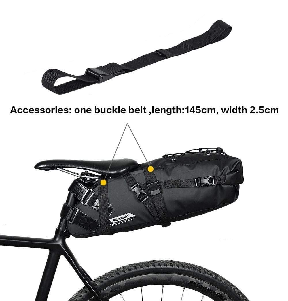 Planet Gates 10L Full Waterproof Bicycle Saddle Bag Road Mountain Bike Cycling Rear Rack Bag Luggage Pannier Bike Accessories New