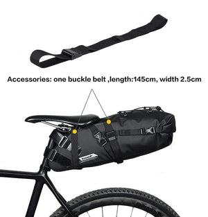 Planet Gates 10L Full Waterproof Bicycle Saddle Bag Road Mountain Bike Cycling Rear Rack Bag Luggage Pannier Bike Accessories New