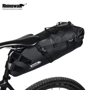 Planet Gates 10L Full Waterproof Bicycle Saddle Bag Road Mountain Bike Cycling Rear Rack Bag Luggage Pannier Bike Accessories New