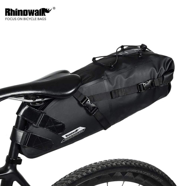 Planet Gates 10L Full Waterproof Bicycle Saddle Bag Road Mountain Bike Cycling Rear Rack Bag Luggage Pannier Bike Accessories New