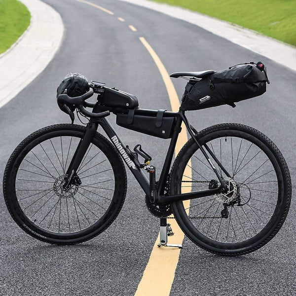Planet Gates 10L Full Waterproof Bicycle Saddle Bag Road Mountain Bike Cycling Rear Rack Bag Luggage Pannier Bike Accessories New