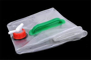 Planet Gates 10L PVC Outdoor Folding Collapsible Drinking Water Bag Storage Car Water Carrier Container for Outdoor Camping Hiking Picnic Bag