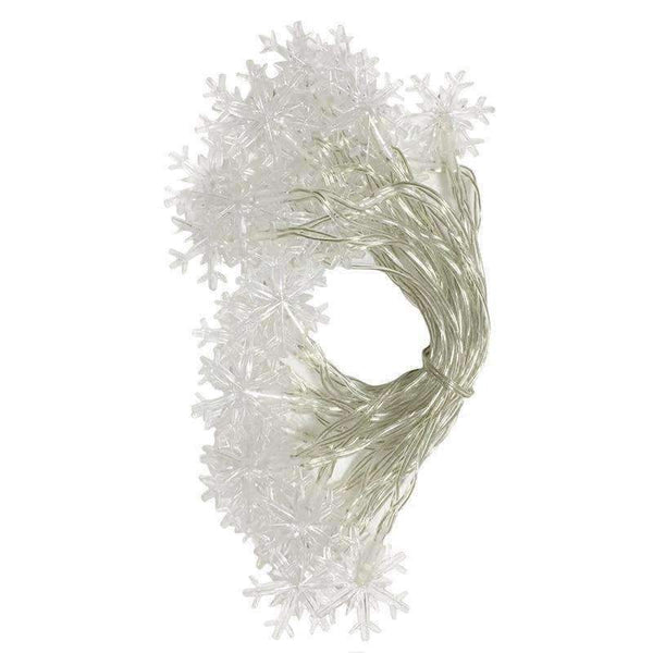 Planet Gates 10M 100Leds 220V Christmas Tree Snow Flakes Led String Fairy Light Xmas Party Home Wedding Garden Garland Christmas Decorations