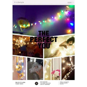 Planet Gates 10M 100Leds 220V Christmas Tree Snow Flakes Led String Fairy Light Xmas Party Home Wedding Garden Garland Christmas Decorations