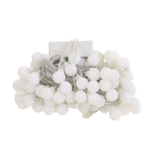 Planet Gates 10M 100LEDS EU Plug Christmas Tree Garland String Led Xmas Decoration Outdoor Ball Curtain Fairy Holiday Lights