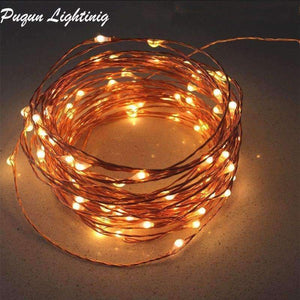 Planet Gates 10M 20M 30M 50M copper wire led fairy light string holiday lighting for Christmas garland wedding party decoration with adaper