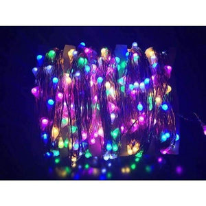 Planet Gates 10M/20M/30M/50M Led Silver/Copper Wire 100/200/300/500 LED String Fairy Starry Lights with Power Adapter (UK,US,EU,AU Plug)