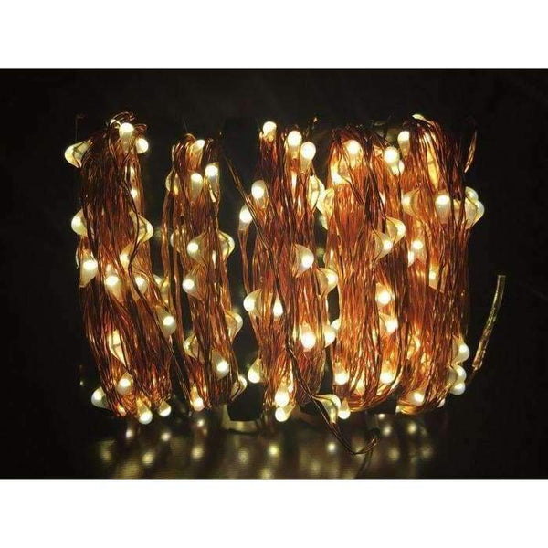 Planet Gates 10M/20M/30M/50M Led Silver/Copper Wire 100/200/300/500 LED String Fairy Starry Lights with Power Adapter (UK,US,EU,AU Plug)