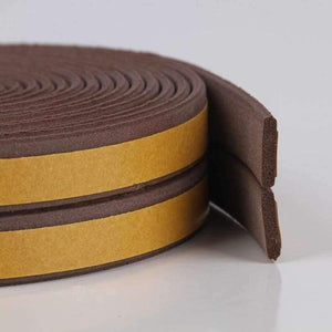 Planet Gates 10M D/E/P Type Self Adhesive Seal Strips Windproof Soundproof Window Door Seal Tape Anti-collision Rubber Strip Hardware Tools