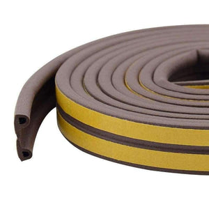 Planet Gates 10M D/E/P Type Self Adhesive Seal Strips Windproof Soundproof Window Door Seal Tape Anti-collision Rubber Strip Hardware Tools