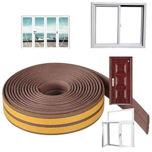 Planet Gates 10M D/E/P Type Self Adhesive Seal Strips Windproof Soundproof Window Door Seal Tape Anti-collision Rubber Strip Hardware Tools