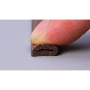 Planet Gates 10M D/E/P Type Self Adhesive Seal Strips Windproof Soundproof Window Door Seal Tape Anti-collision Rubber Strip Hardware Tools