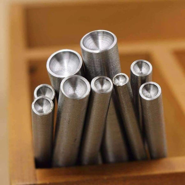 Planet Gates 10mm 1pc Handmade DIY leather tools cowhide leather mushroom rivet round rivet punch 3mm - 15mm