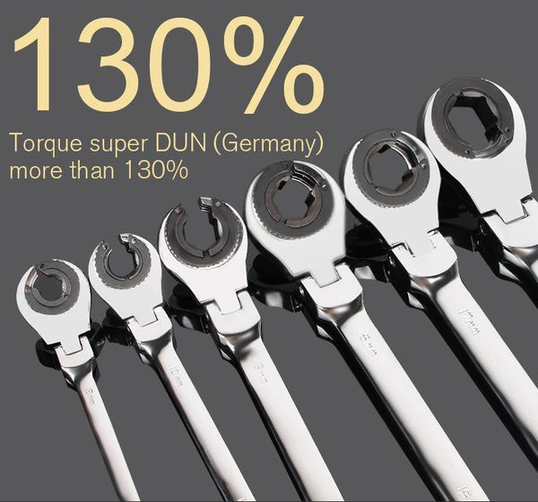 Planet Gates 10mm Activity Fixed Or Active Dual-Use Fast Plum Opening Ratchet Spanners Pipe Wrench 72 Tooth Chrome Vanadium Alloy Steel Car Repair Tools