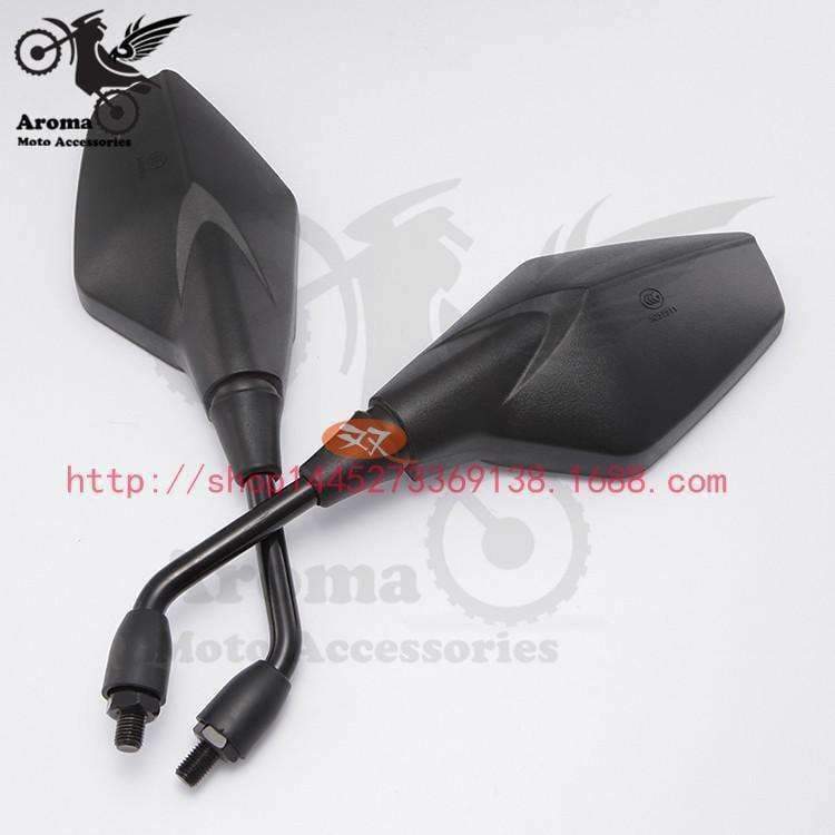 Planet Gates 10mm black 10mm 8mm univeral ATV acessorios motocross parts motorbike rear view mirrors motorcycle side mirror moto rearview mirror