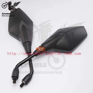 Planet Gates 10mm black 10mm 8mm univeral ATV acessorios motocross parts motorbike rear view mirrors motorcycle side mirror moto rearview mirror