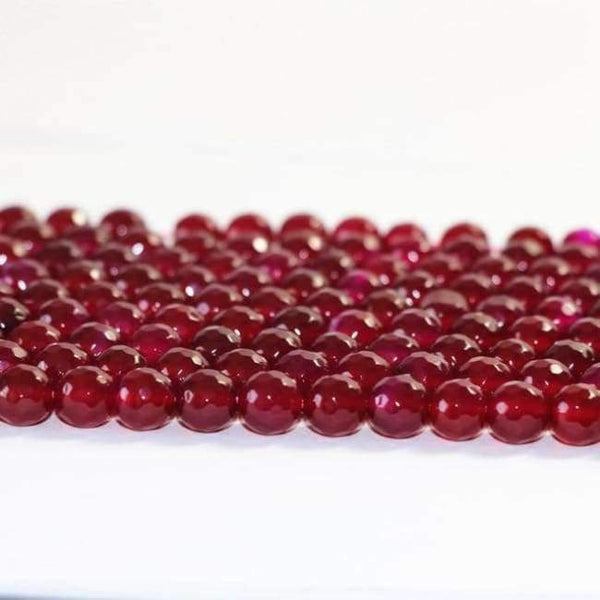 Planet Gates 10mm Newly make rose red agat natural stone carnelian onyx 6mm 8mm 10mm 12mm faceted round loose beads diy jewelry  15 inches A15