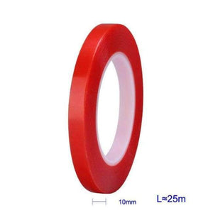 Planet Gates 10mm Strong Viscosity PET Double-sided Tape Mobile Screen Mirror Tape Mobile Phone Repair Tool Transparent Red Film Glue
