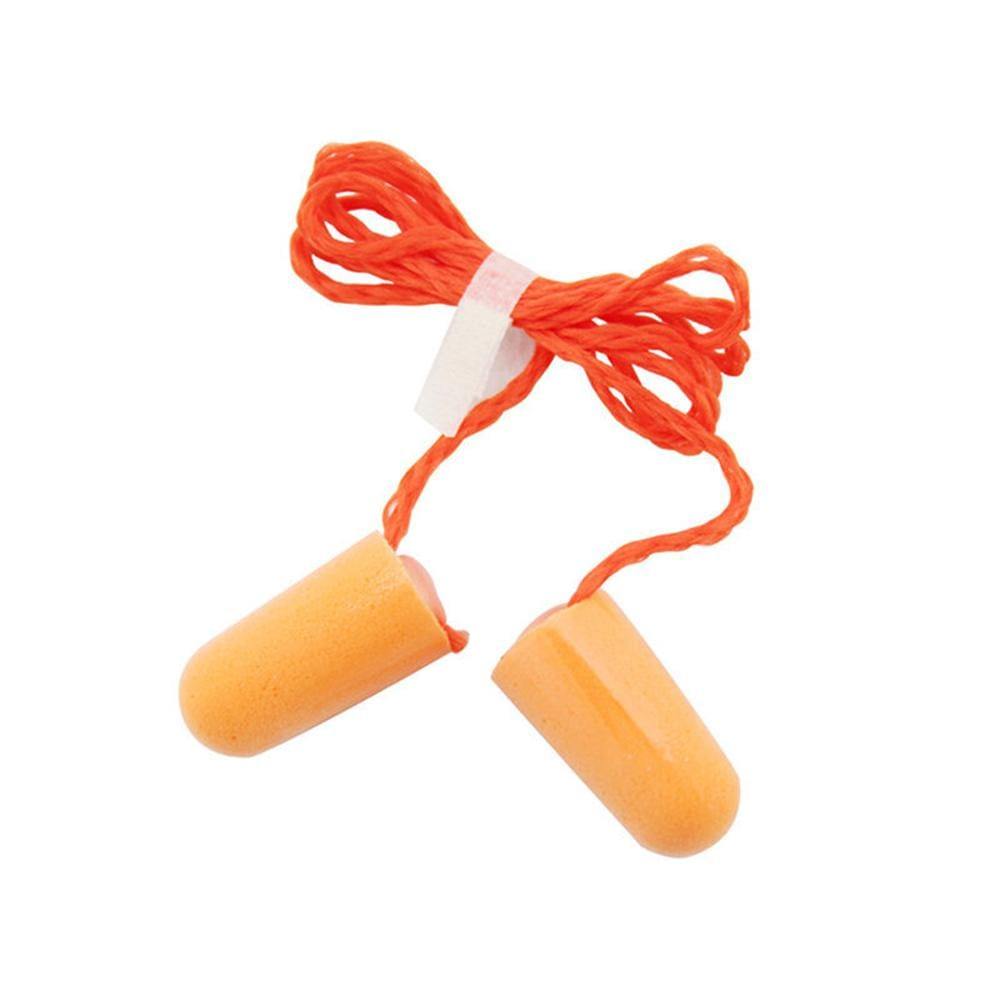10Pairs 3M 1110 Foam Ear Plug Corded Earplugs 29 dB Noise Reduction Rating Noise Reduction Sleep Swim Travel Work Ear Protective