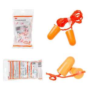 10Pairs 3M 1110 Foam Ear Plug Corded Earplugs 29 dB Noise Reduction Rating Noise Reduction Sleep Swim Travel Work Ear Protective