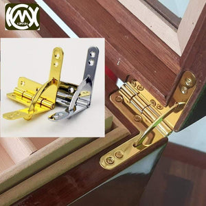 10pc 43*50mm*90Deg  Support Iron Jewelrybox Hinge Spring Hinge For Collection Case High Strength Packing Box Hinges W-033
