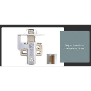 Planet Gates 10PC KAK Universal Hinge Light Kitchen Bedroom Cabinet Cupboard Wardrobe 0.25W Inner LED Sensor Light Furniture Hardware