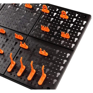 Planet Gates 10pc/set Wall-Mounted Hardware Tool Hanging board Hole plate hook Parts Storage box Garage Unit Shelving Tool organize Box