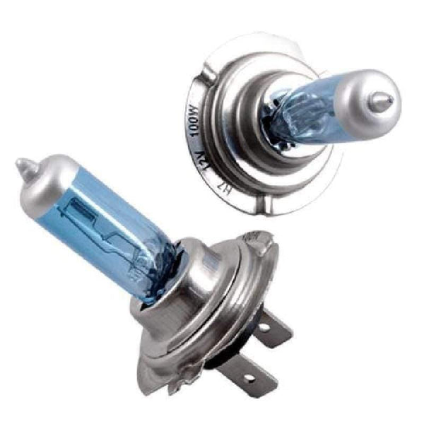 Planet Gates 10PCS 12V 100W  White 6500k  Blue Car Head Light Lamp Bulbs Sponge H7 car lights 12V Universal Car headlight