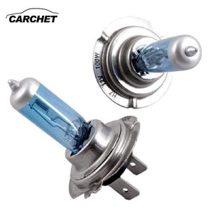 Planet Gates 10PCS 12V 100W  White 6500k  Blue Car Head Light Lamp Bulbs Sponge H7 car lights 12V Universal Car headlight