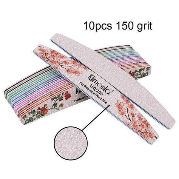 Planet Gates 10pcs 150 Grit 3/5/10pcs lot New Nail File Flower Printed Nail buffer Colorful Lime a ongle 80/100/150/180/240 Professional Manicure Tools