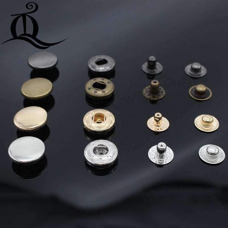 Planet Gates 10pcs 15mm Snap Fastener Press Stud Rivet 831 Type Sewing Leather Button Craft For Clothes Garment DIY Decoration Accessories
