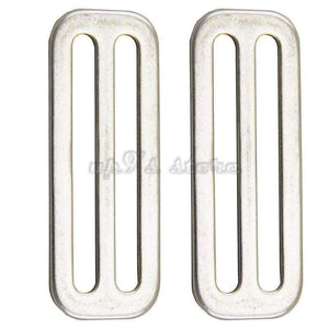 Planet Gates 10pcs 316 Stainless Steel Scuba Diving Belt Clip BCD Accessories BC Webbing 2'' Belt Keeper Buckle Clip Point
