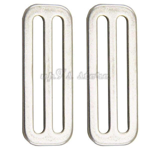 Planet Gates 10pcs 316 Stainless Steel Scuba Diving Belt Clip BCD Accessories BC Webbing 2'' Belt Keeper Buckle Clip Point