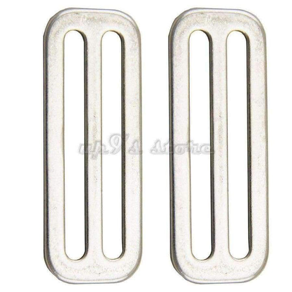 Planet Gates 10pcs 316 Stainless Steel Scuba Diving Belt Clip BCD Accessories BC Webbing 2'' Belt Keeper Buckle Clip Point